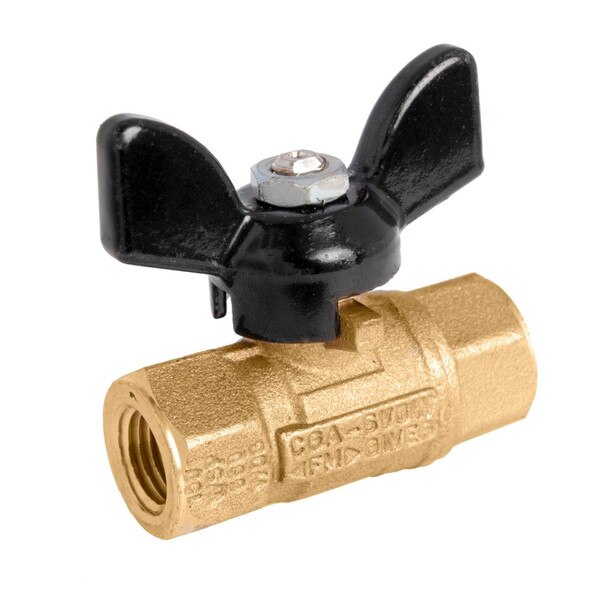 T Handle Brass Ball Valve - Full Port, 600 psi 